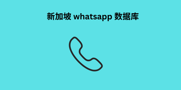 新加坡 whatsapp 数据库